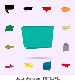 tag, banner, for text, post icon. Universal set of tag for website design and development, app development