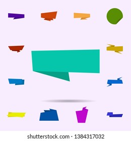 tag, banner, for text, post icon. Universal set of tag for website design and development, app development