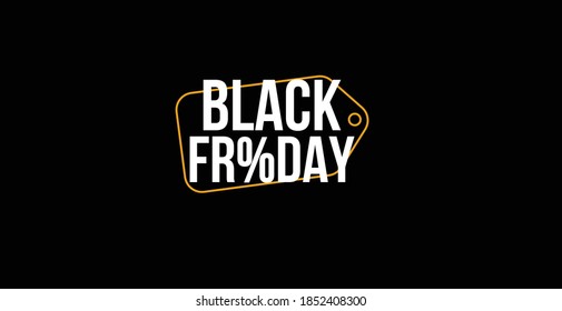 Tag Black Friday sign creative. sela para assinatura de campanha Black Friday