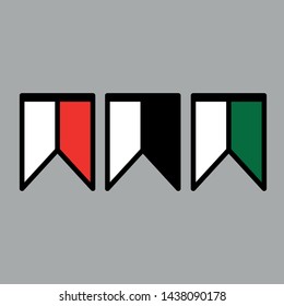 tag book icon vector illustration