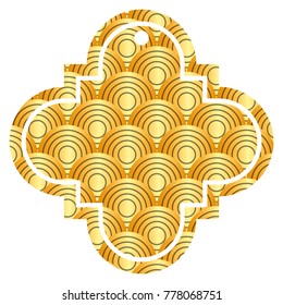 tag chinese rounded lines pattern image icon