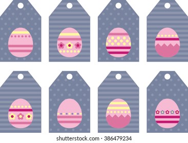 tag collection with easter eggs