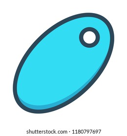 tag color line icon