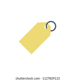 tag colored icon. Element of school icon for mobile concept and web apps. Detailed tag icon can be used for web and mobile. Simple icon