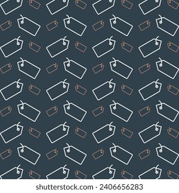 Tag colorful repeating trendy pattern vector illustration background