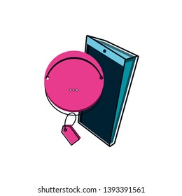 tag commercial with smartphone device
