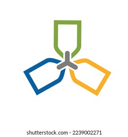 etiqueta de conexión de vínculo logotipo icono