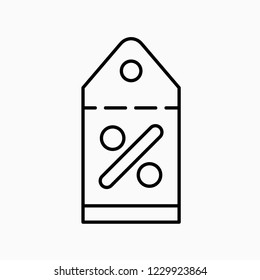 Tag Coupon Icon , Black Friday Sale & Cyber Monday vector Logo