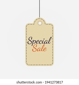 Tag discount special sale label vector