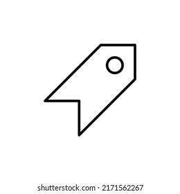 icono de trazo modificable de etiqueta, icono de trazo inteligente
