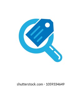 Tag Find Logo Icon Design