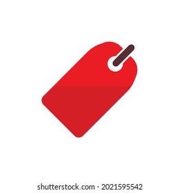 Tag flat Icon on white background