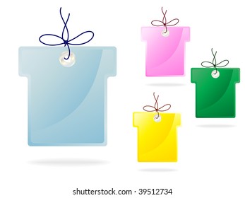 tag gift box shape
