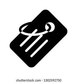 tag glyph icon