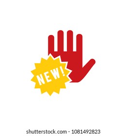 Tag Hand Icon Design