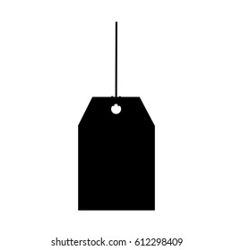 tag hanging isolated icon