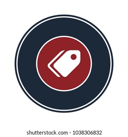Tag icon in circle