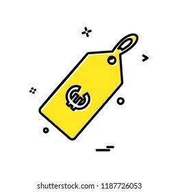 Tag icon design vector 