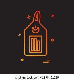 Tag icon design vector