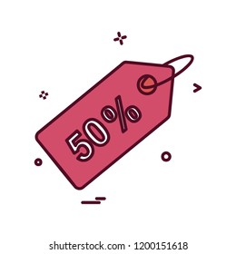 Tag icon design vector 