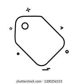 Tag icon design vector 
