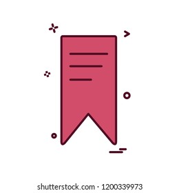 Tag icon design vector