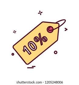 Tag icon design vector 