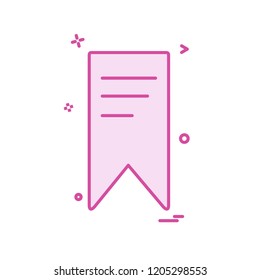 Tag icon design vector