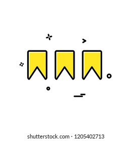 Tag icon design vector