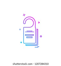 Tag icon design vector