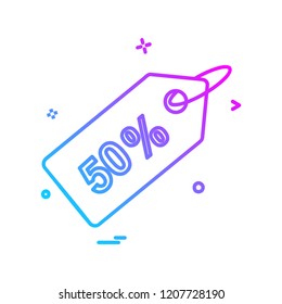 Tag icon design vector 
