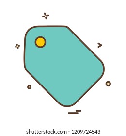 Tag icon design vector 