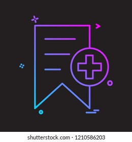 Tag icon design vector
