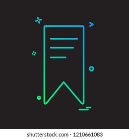 Tag icon design vector