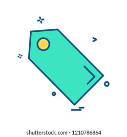 Tag icon design vector 
