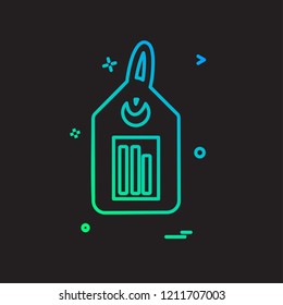 Tag icon design vector