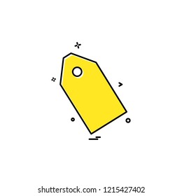 Tag icon design vector 