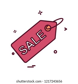 Tag icon design vector 