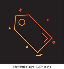 Tag icon design vector 