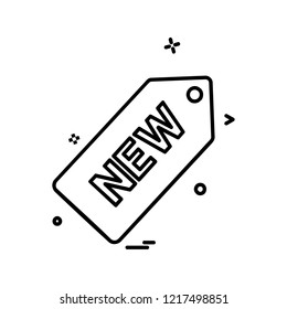 Tag icon design vector 