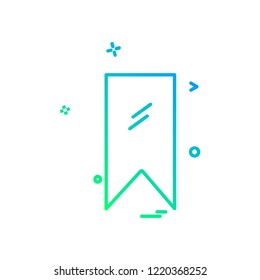 Tag icon design vector