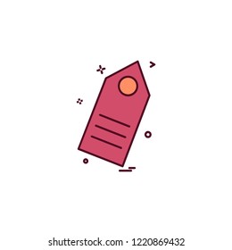 Tag icon design vector