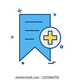 Tag icon design vector
