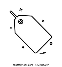 Tag icon design vector 