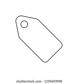 tag icon. Element of web for mobile concept and web apps icon. Thin line icon for website design and development, app development