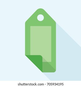 Tag icon in flat design