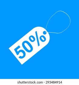 tag icon, Flat design style eps 10