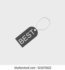 tag icon, Flat design style eps 10
