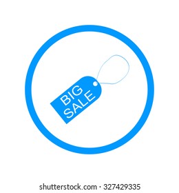 tag icon, Flat design style eps 10