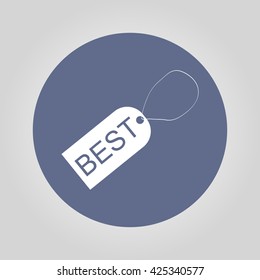 tag icon, Flat design style eps 10